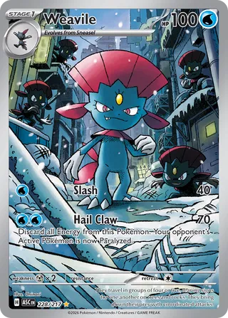Weavile (Ascended Heroes 228/217)
